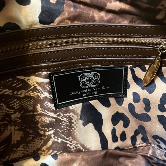 Vintage Sharif 1827 Bag/ Large Shoulder Bag with Several Materials & Patterns - Picture 12 of 12